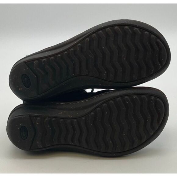 UGG Women’s Caspia Suede Shearling Ankle Boots Size 6 Black Lace Up Winter Shoes - Picture 6 of 8